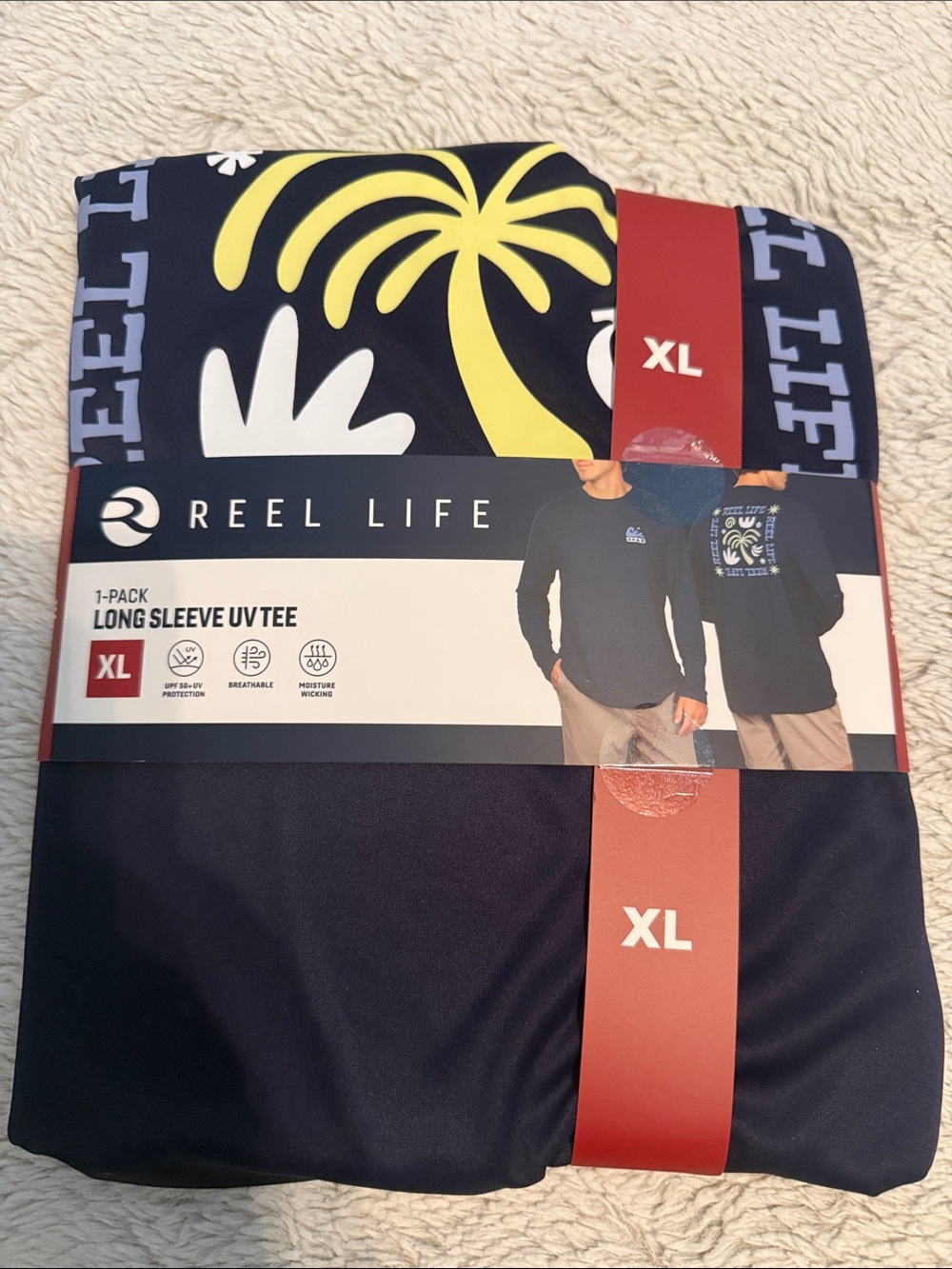 NWT Reel Life Long Sleeve UV Tee XLarge